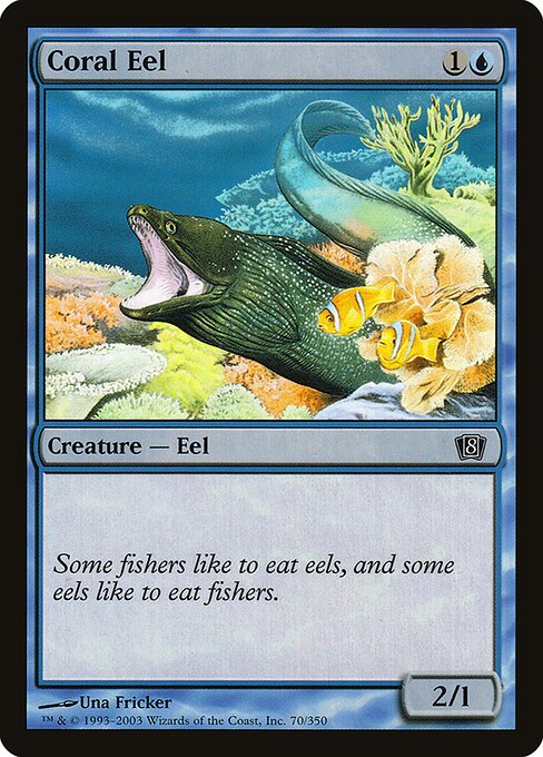 Coral Eel (8ED-070★) (Foil)