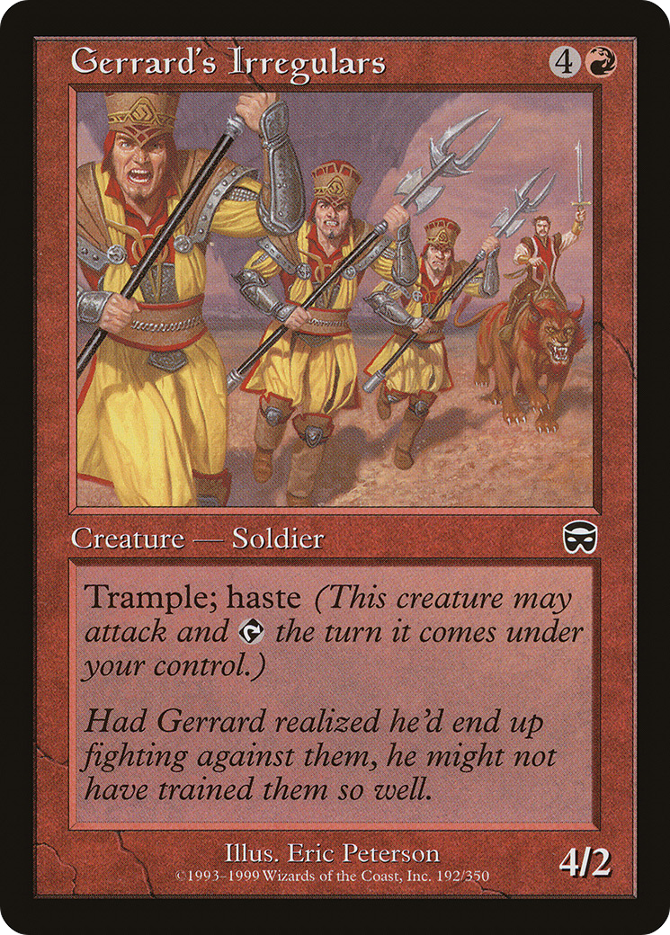 Gerrard's Irregulars (MMQ-192) (Foil)