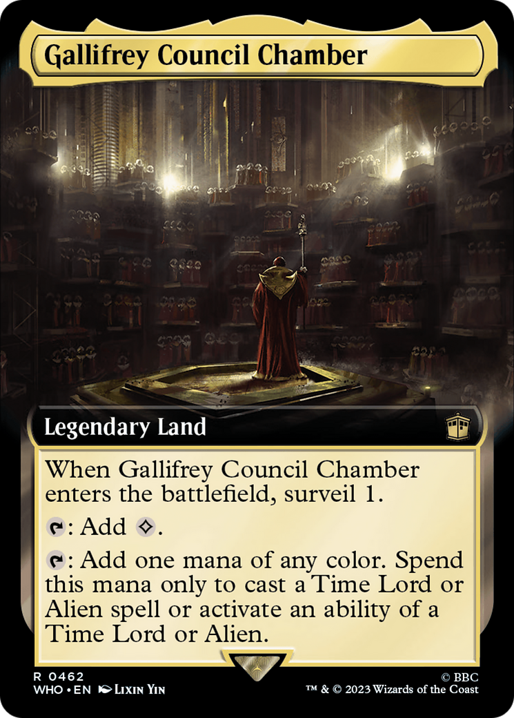 Gallifrey Council Chamber (WHO-462) (Extended Art) (Foil)