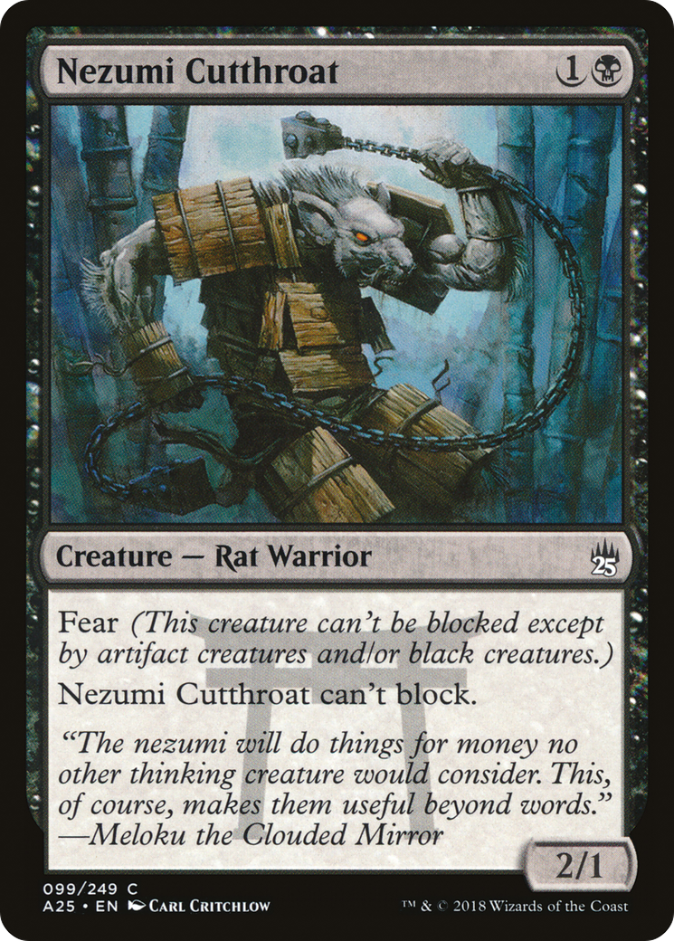 Nezumi Cutthroat (A25-099)