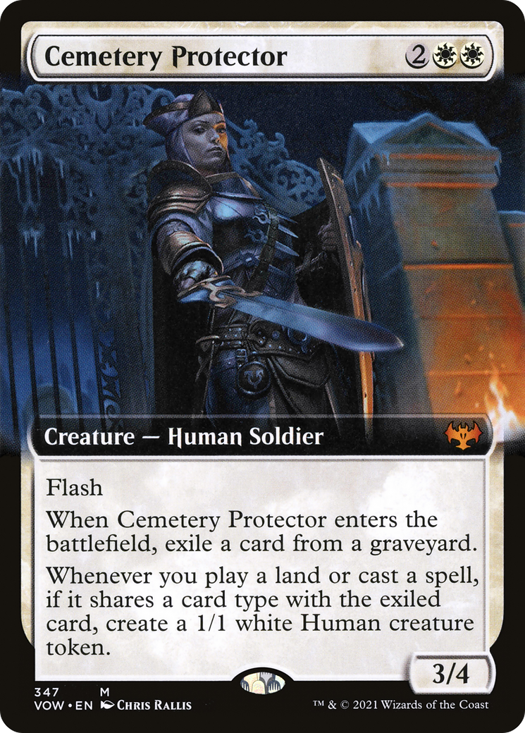 Cemetery Protector (VOW-347) (Extended Art) (Foil)