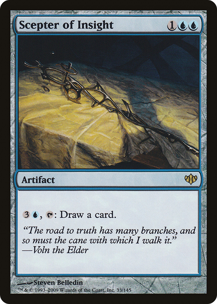 Scepter of Insight (CON-033) (Foil)