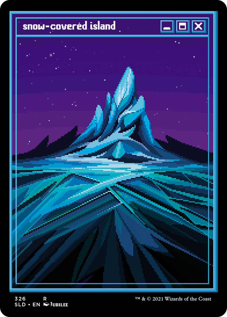 Snow-Covered Island (SLD-326) (Foil)
