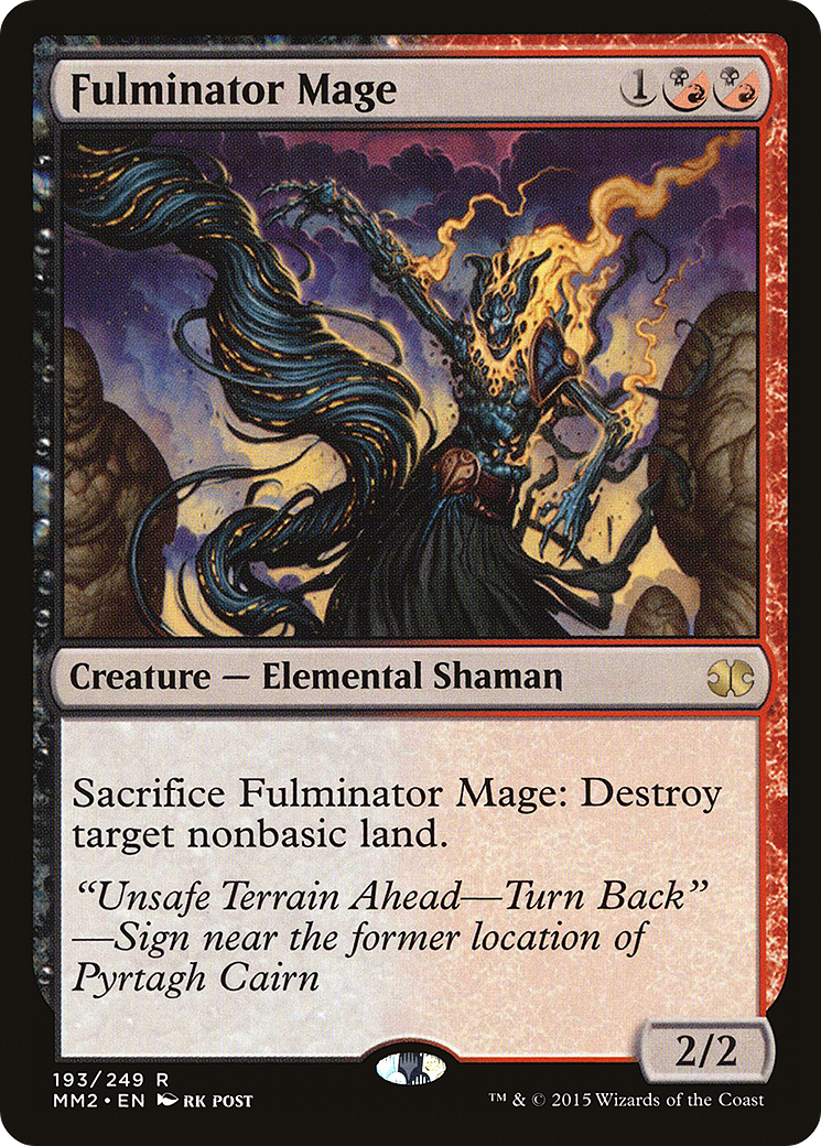 Fulminator Mage (MM2-193) (Foil)