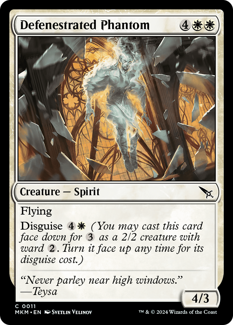 Defenestrated Phantom (MKM-011) (Foil)