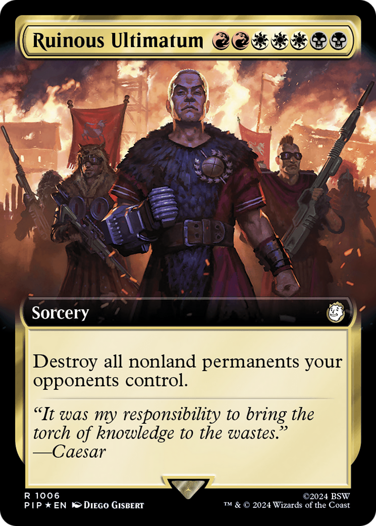 Ruinous Ultimatum (PIP-1006) (Extended Art) (Surge Foil)