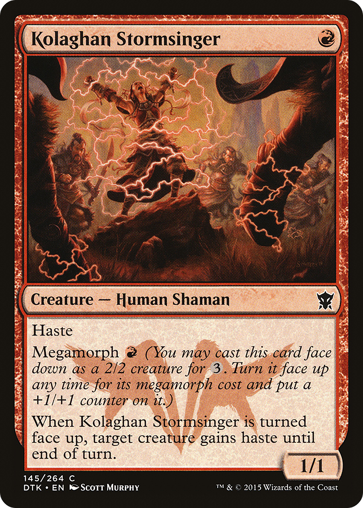 Kolaghan Stormsinger (DTK-145) (Foil)