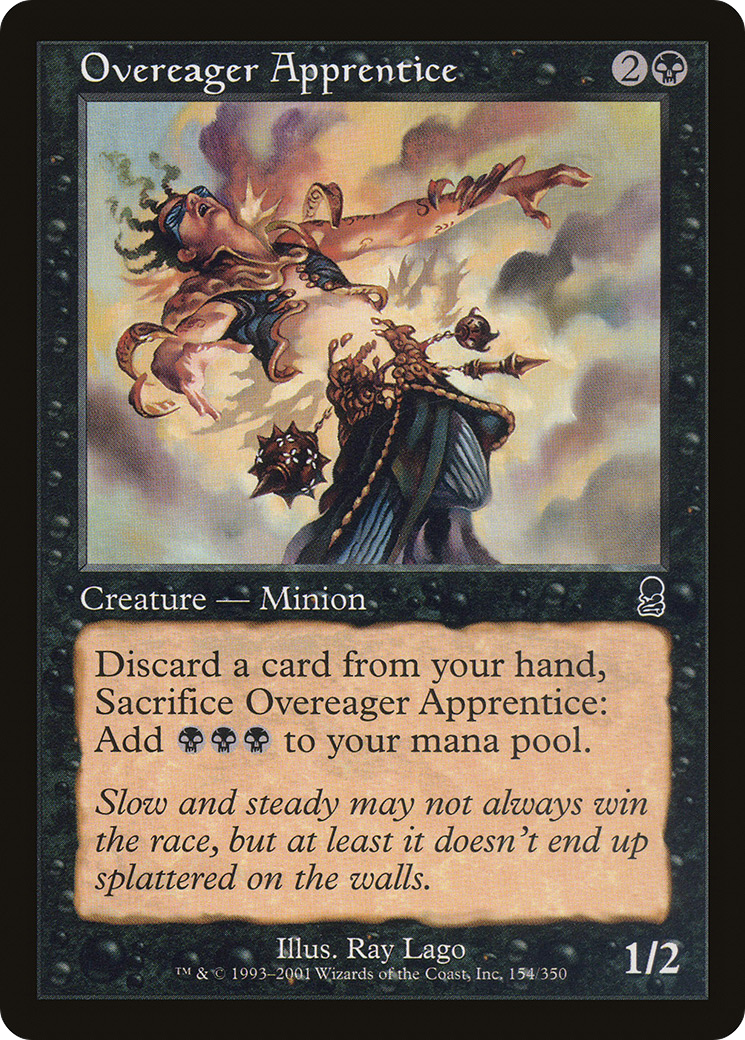 Overeager Apprentice (ODY-154) (Foil)