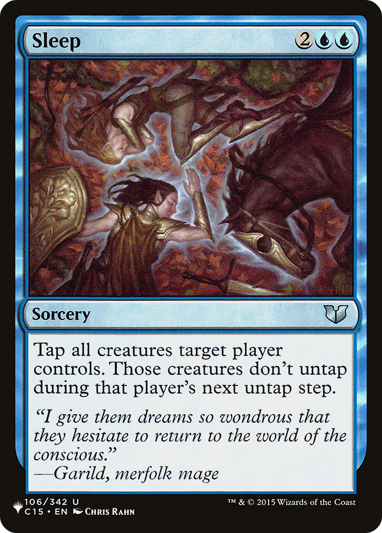Sleep (LIST-C15-106)