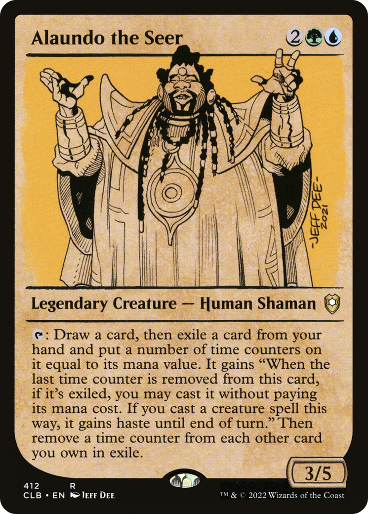 Alaundo the Seer (CLB-412) (Showcase) (Foil)