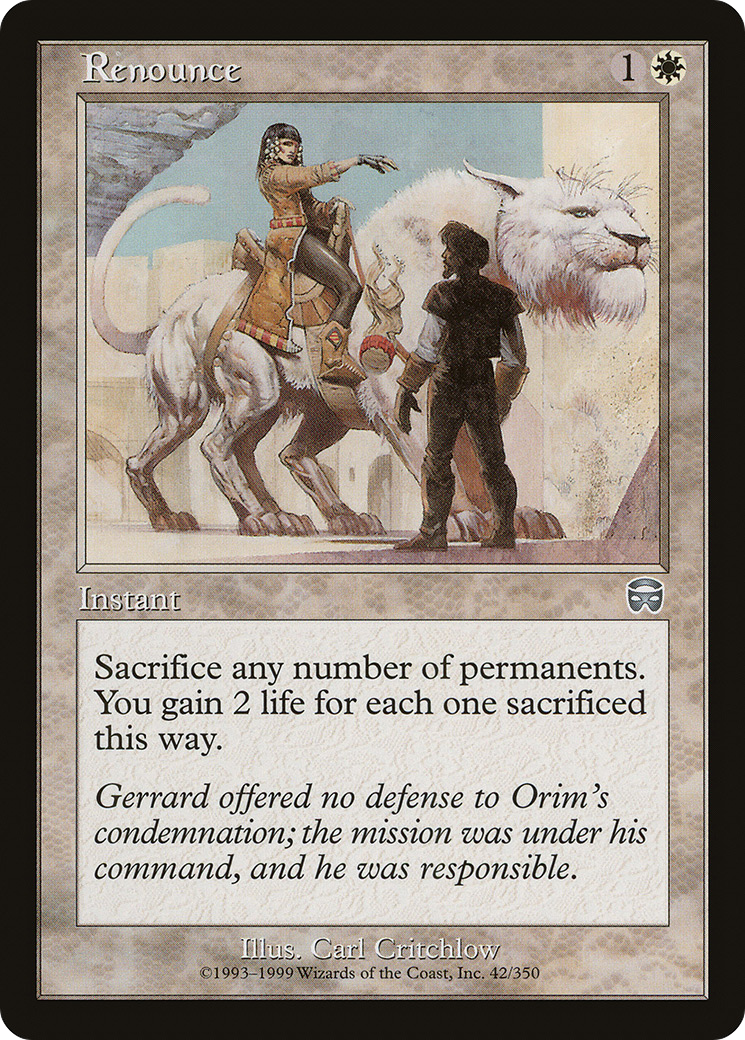 Renounce (MMQ-042) (Foil)