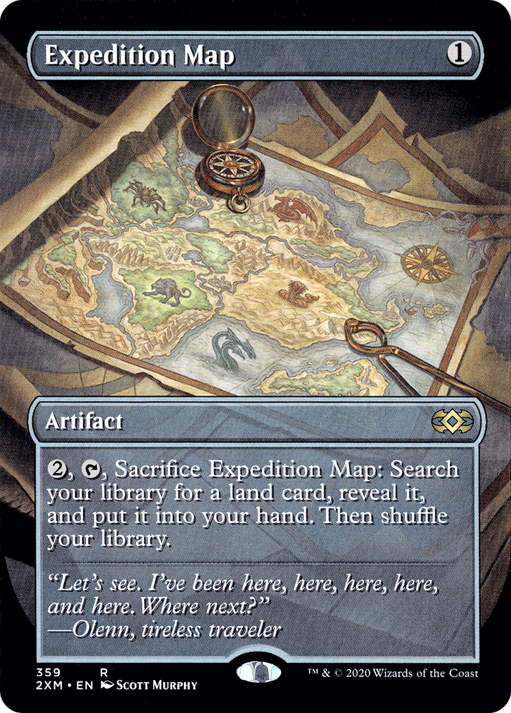 Expedition Map (2XM-359) (Borderless) (Foil)