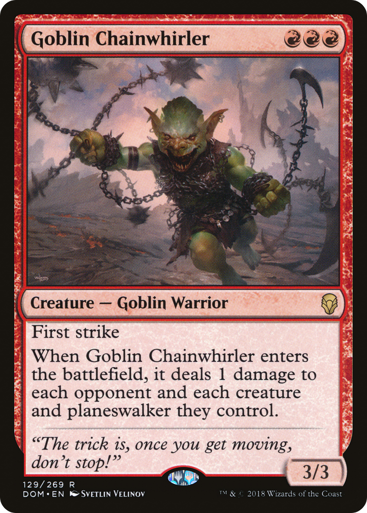 Goblin Chainwhirler (DOM-129) (Foil)