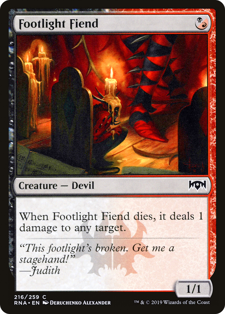 Footlight Fiend (RNA-216)