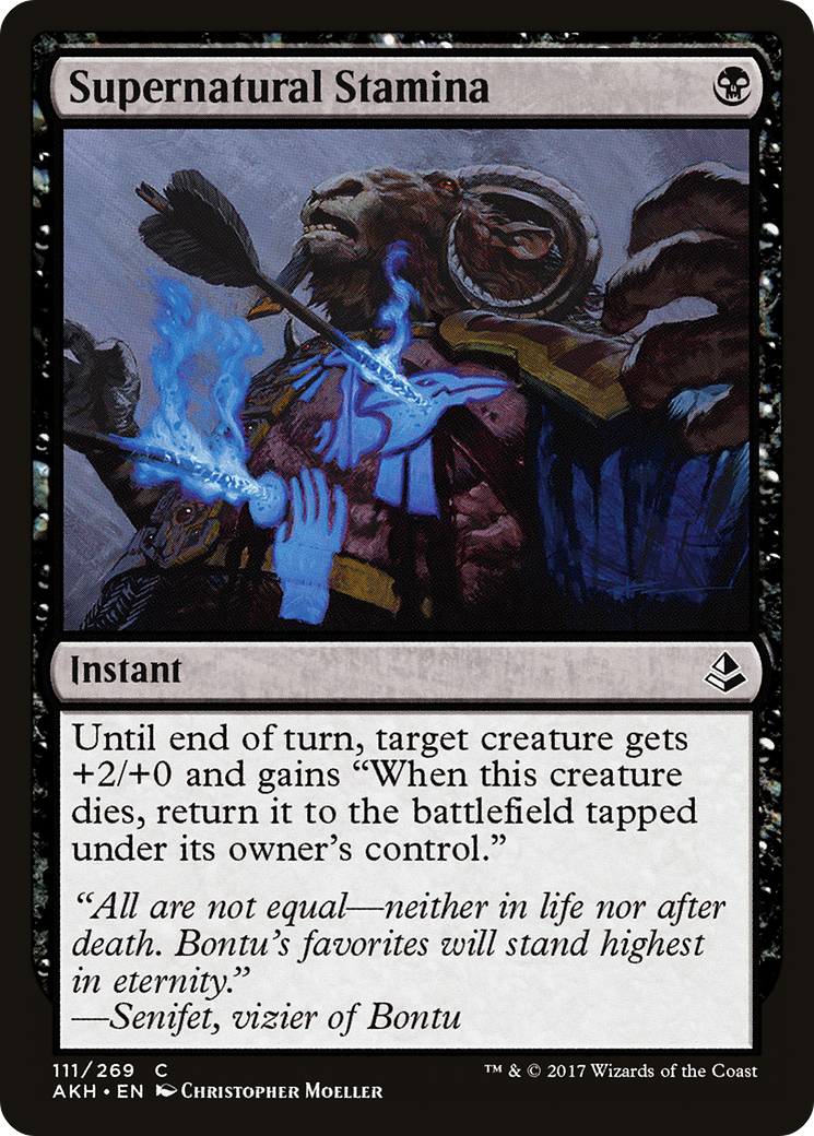 Supernatural Stamina (AKH-111) (Foil)