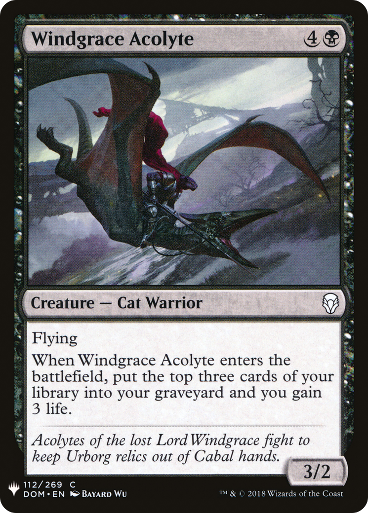 Windgrace Acolyte (LIST-DOM-112)