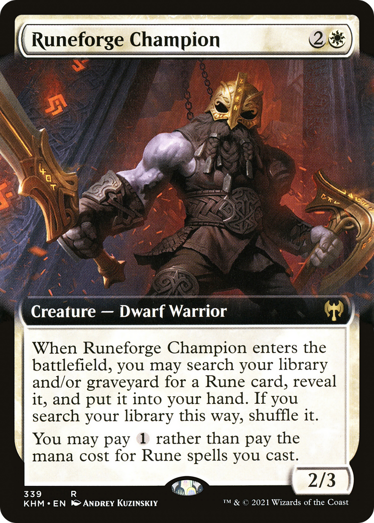 Runeforge Champion (KHM-339) (Extended Art) (Foil)