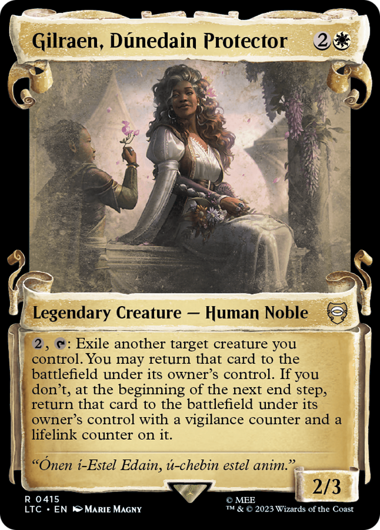 Gilraen, Dúnedain Protector (LTC-415) (Showcase) (Scroll) (Foil)