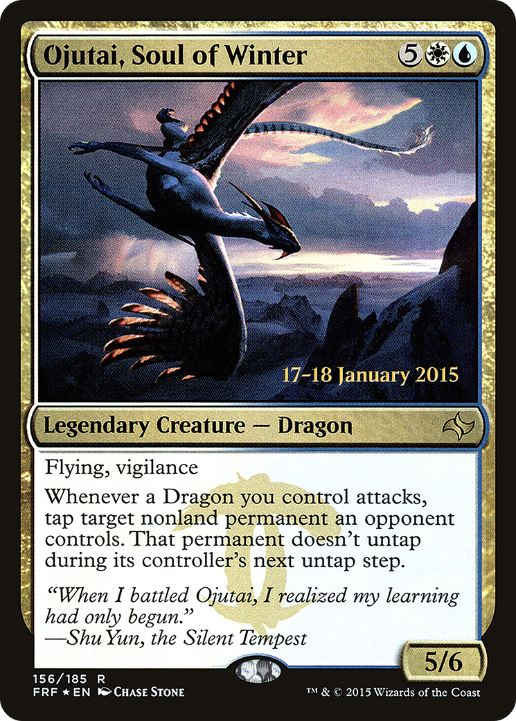 Ojutai, Soul of Winter (PRE-156S) (Foil)