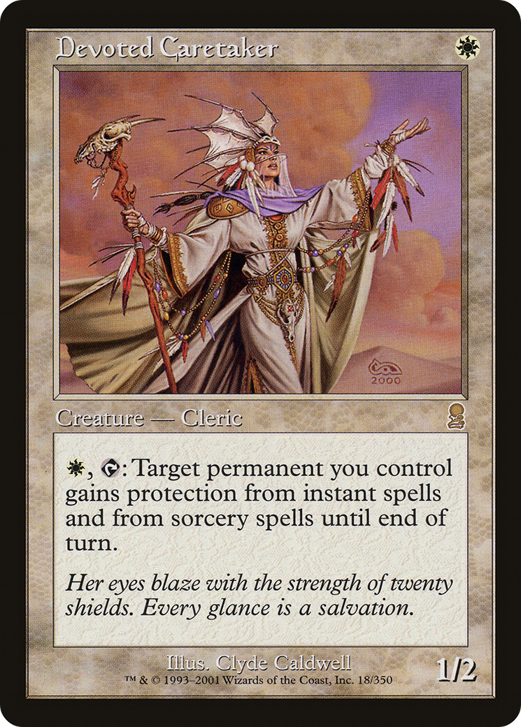 Devoted Caretaker (ODY-018) (Foil)