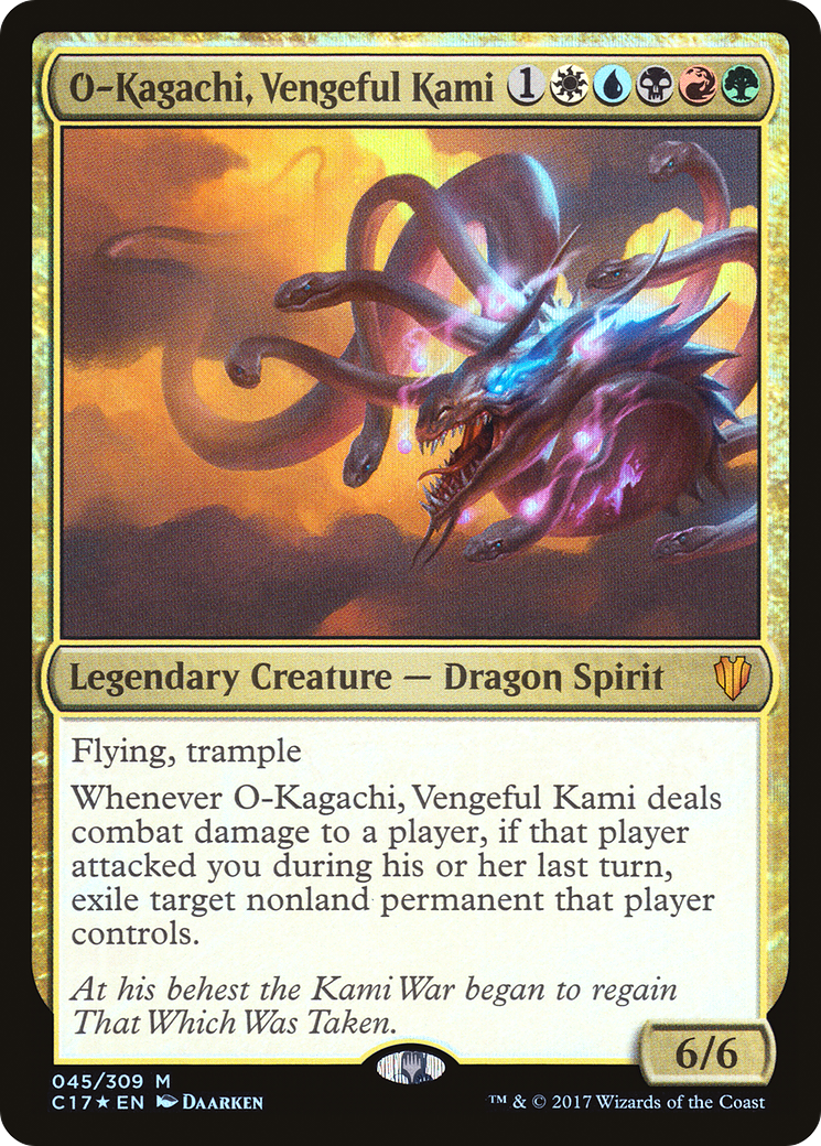 O-Kagachi, Vengeful Kami (C17-045) (Foil)