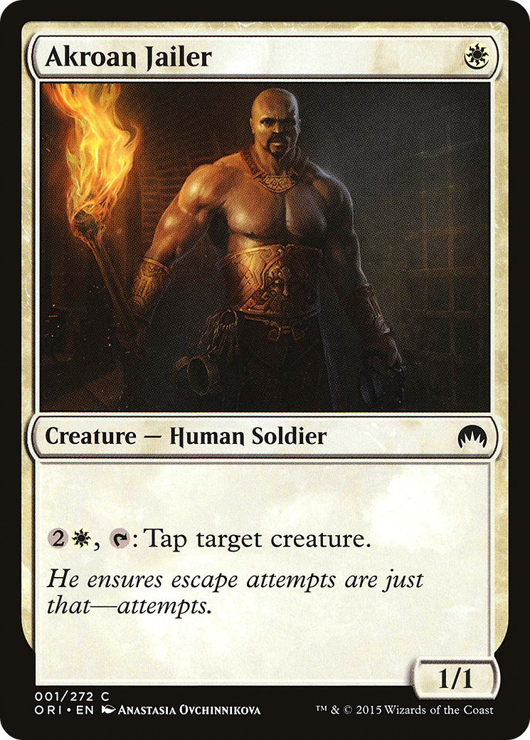 Akroan Jailer (ORI-001)