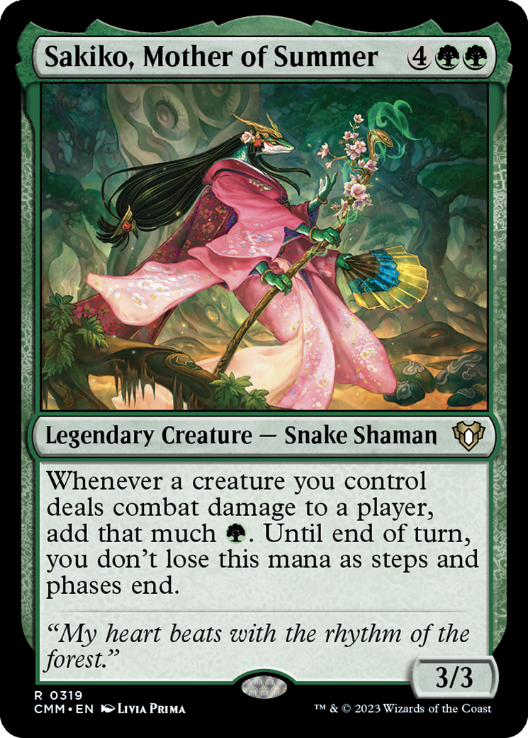 Sakiko, Mother of Summer (CMM-319) (Foil)