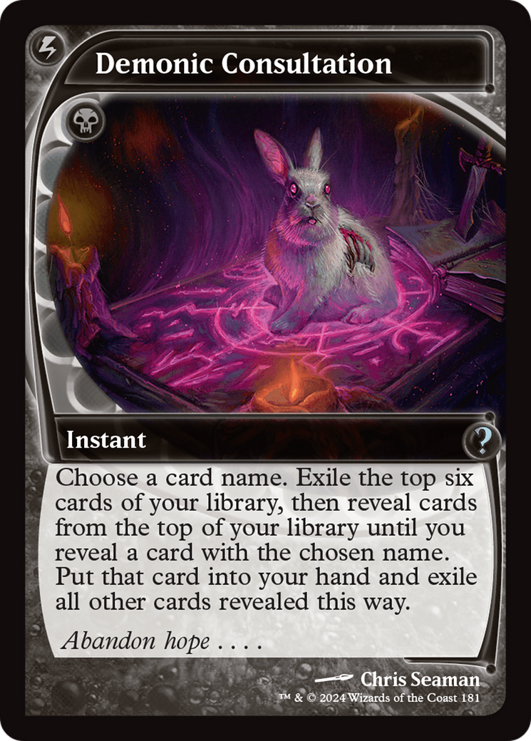 Demonic Consultation (MB2-181)