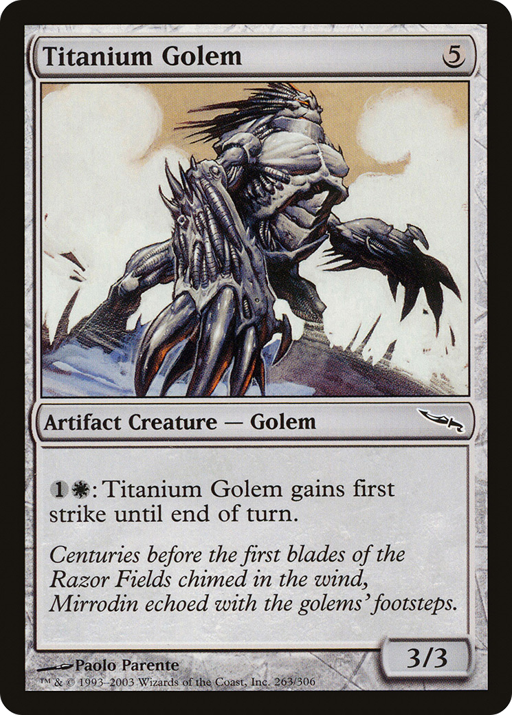 Titanium Golem (MRD-263) (Foil)