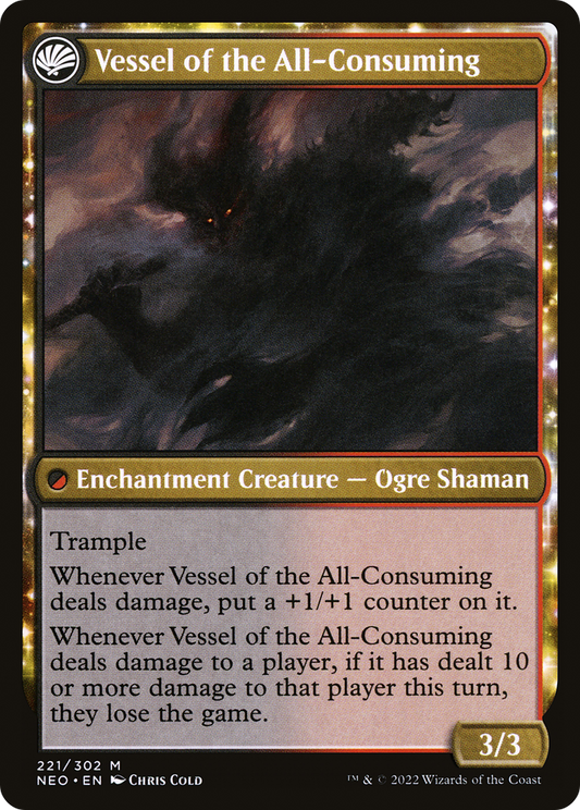 Hidetsugu Consumes All // Vessel of the All-Consuming (NEO-221) (Foil)