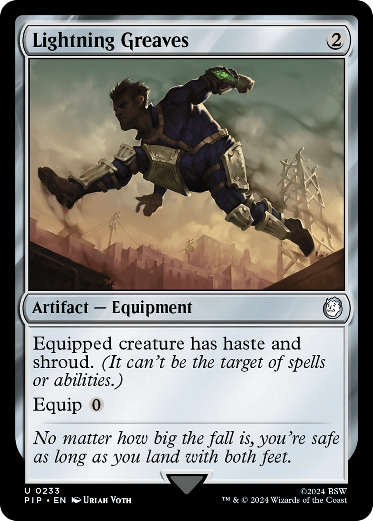 Lightning Greaves (PIP-233) (Foil)