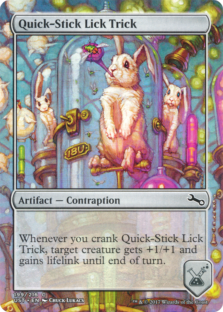 Quick-Stick Lick Trick (UST-199) (Borderless) (Foil)