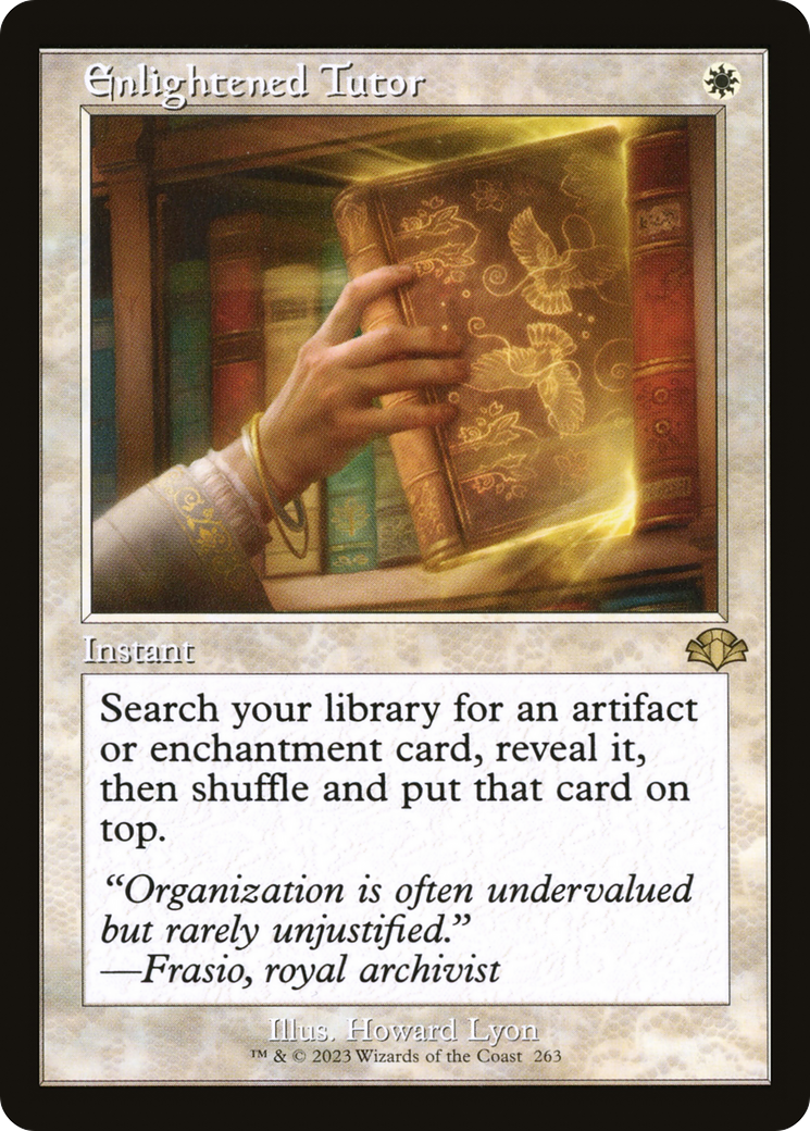 Enlightened Tutor (DMR-263) (Foil)