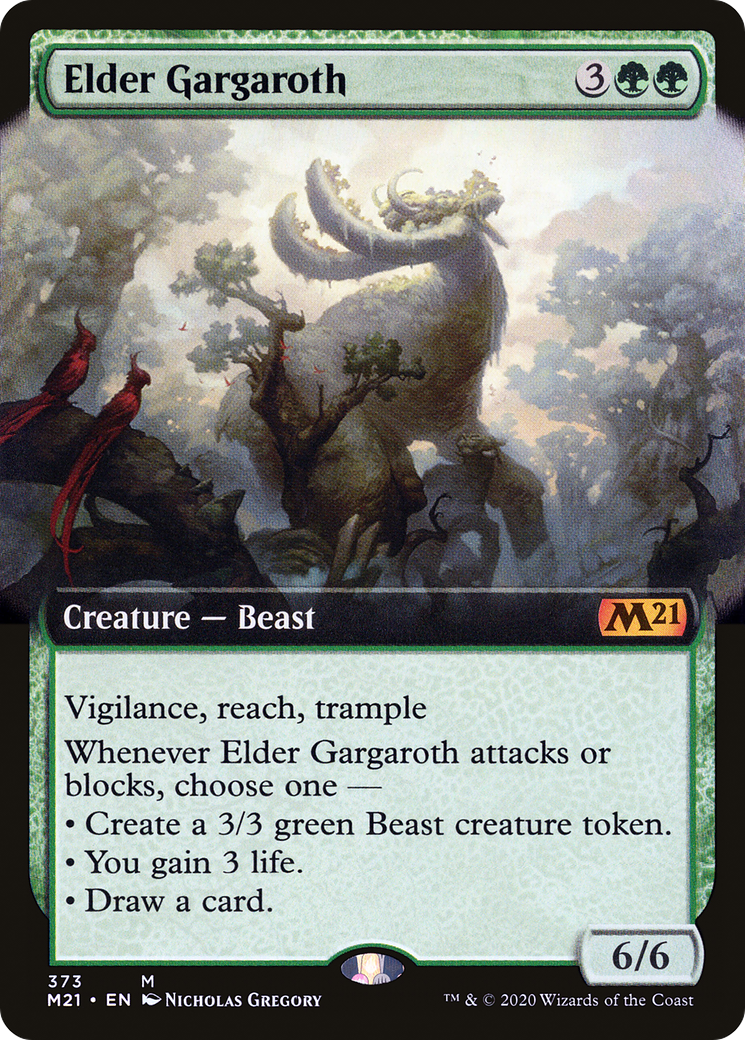 Elder Gargaroth (M21-373) (Extended Art)