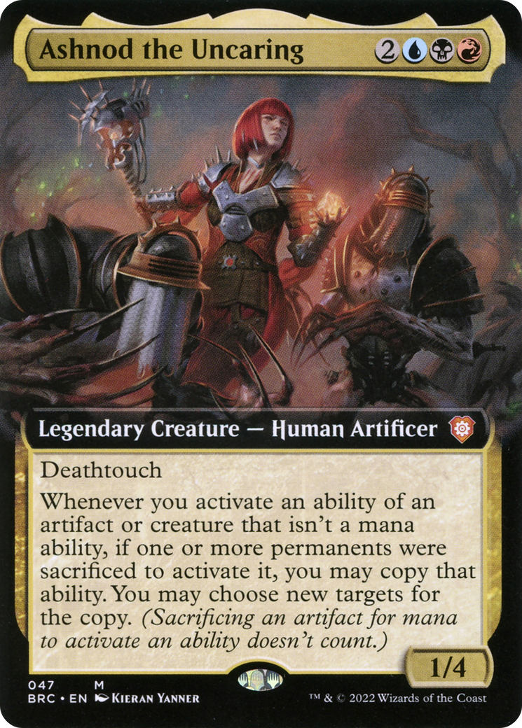 Ashnod the Uncaring (BRC-047) (Extended Art)