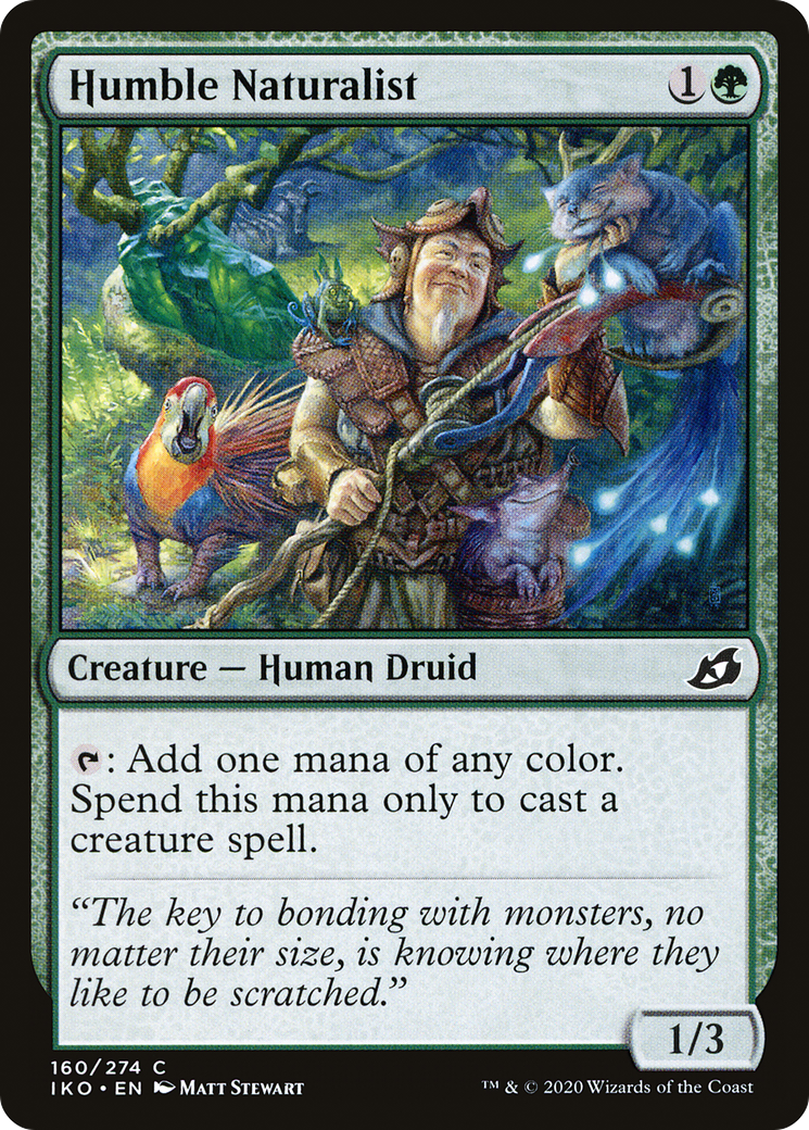 Humble Naturalist (IKO-160) (Foil)