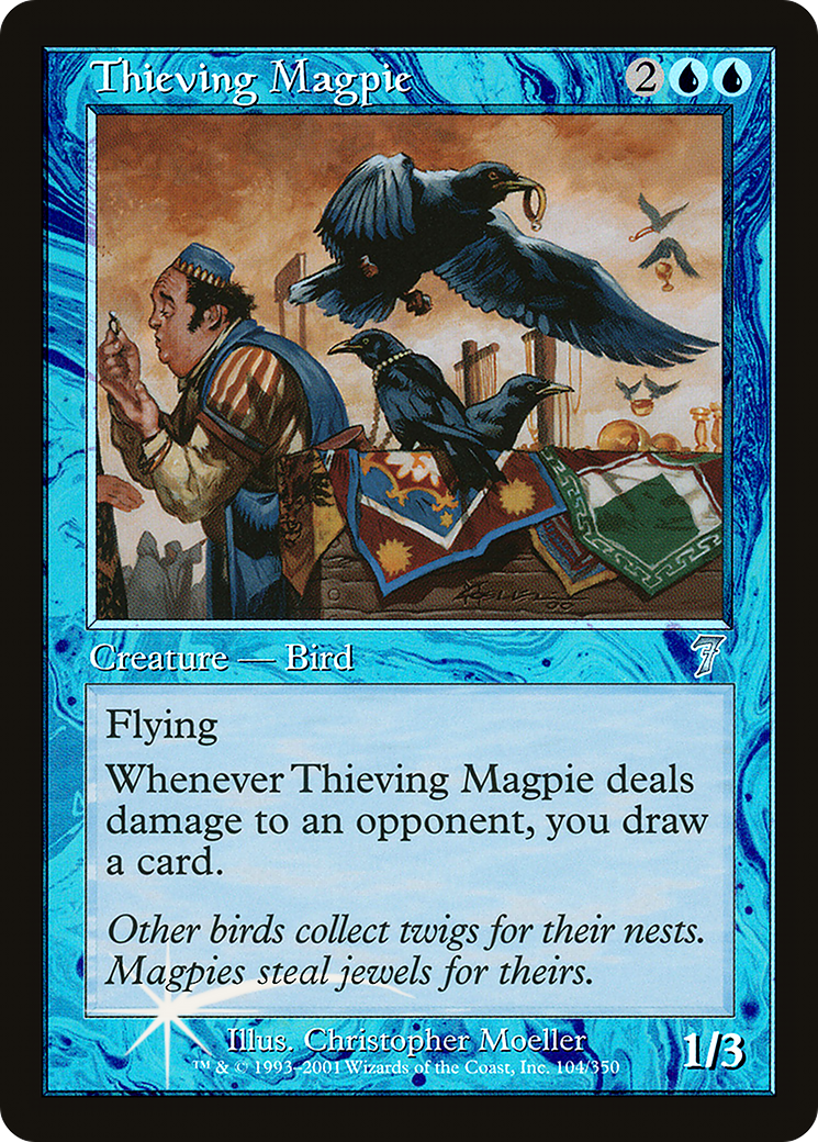 Thieving Magpie (7ED-104★) (Foil)