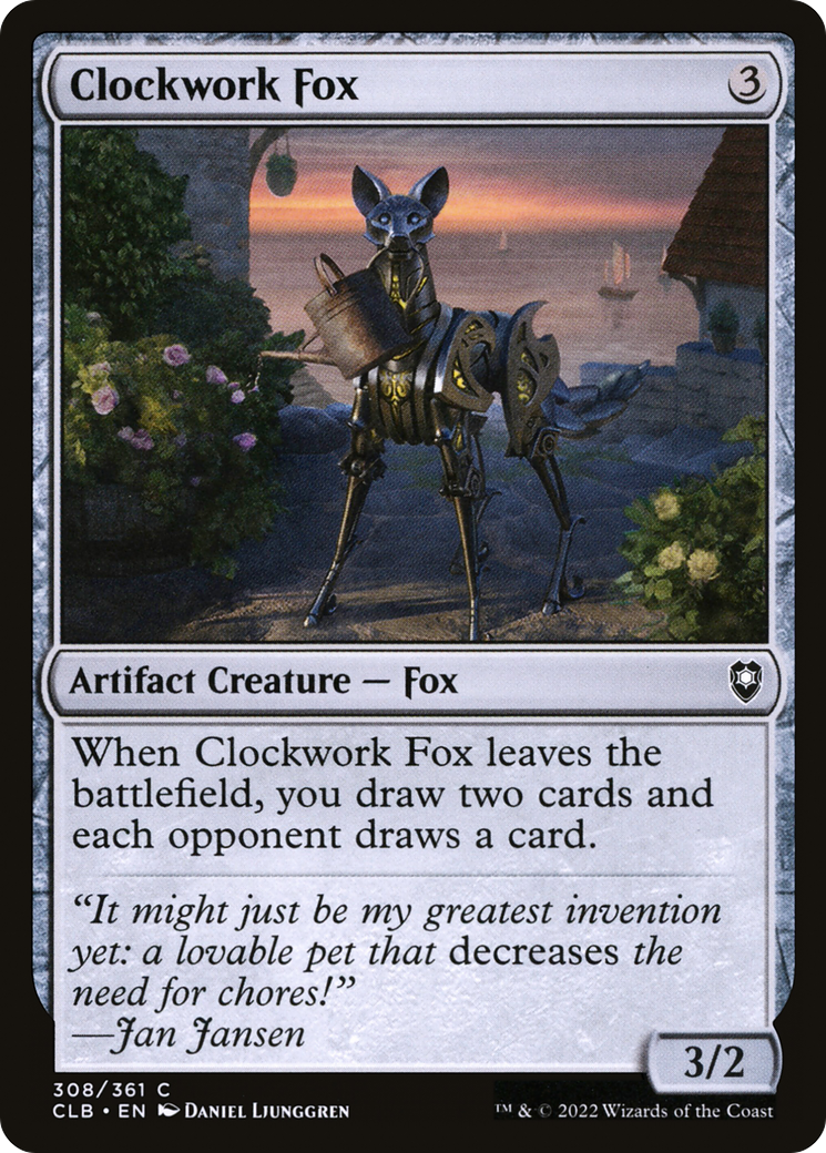 Clockwork Fox (CLB-308) (Foil)