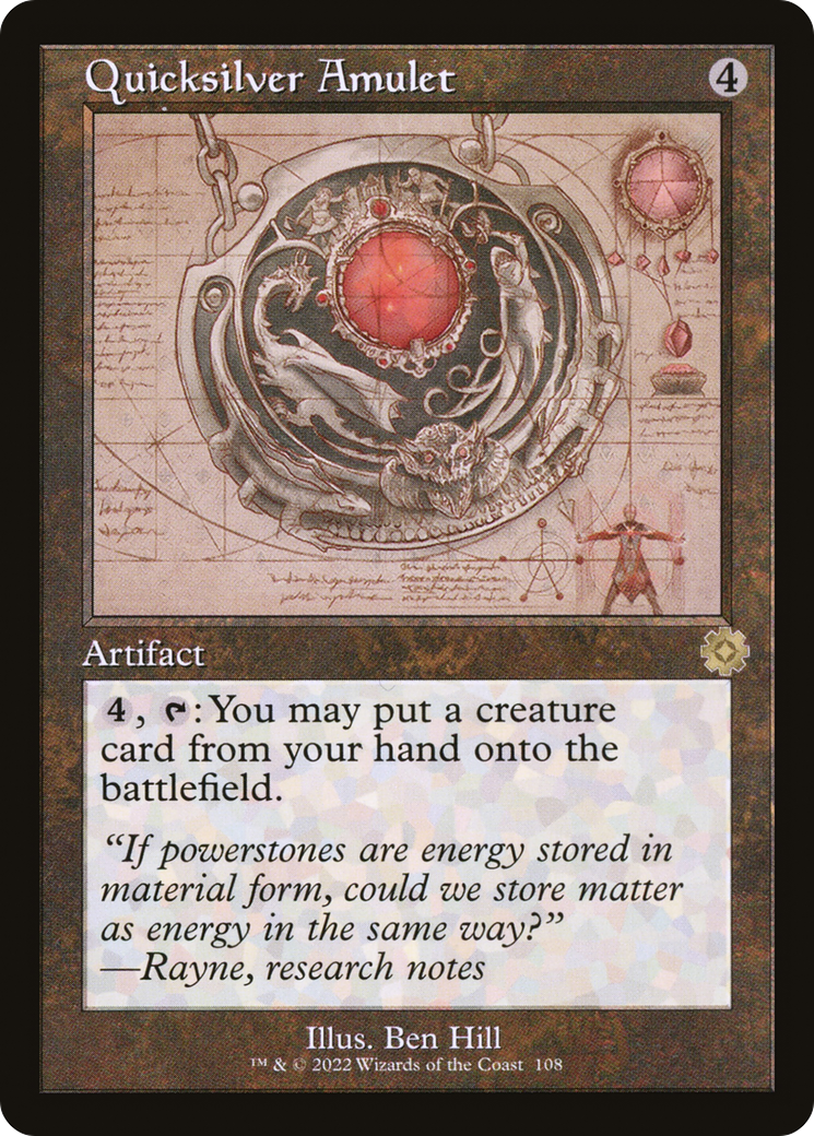 Quicksilver Amulet (BRR-108)