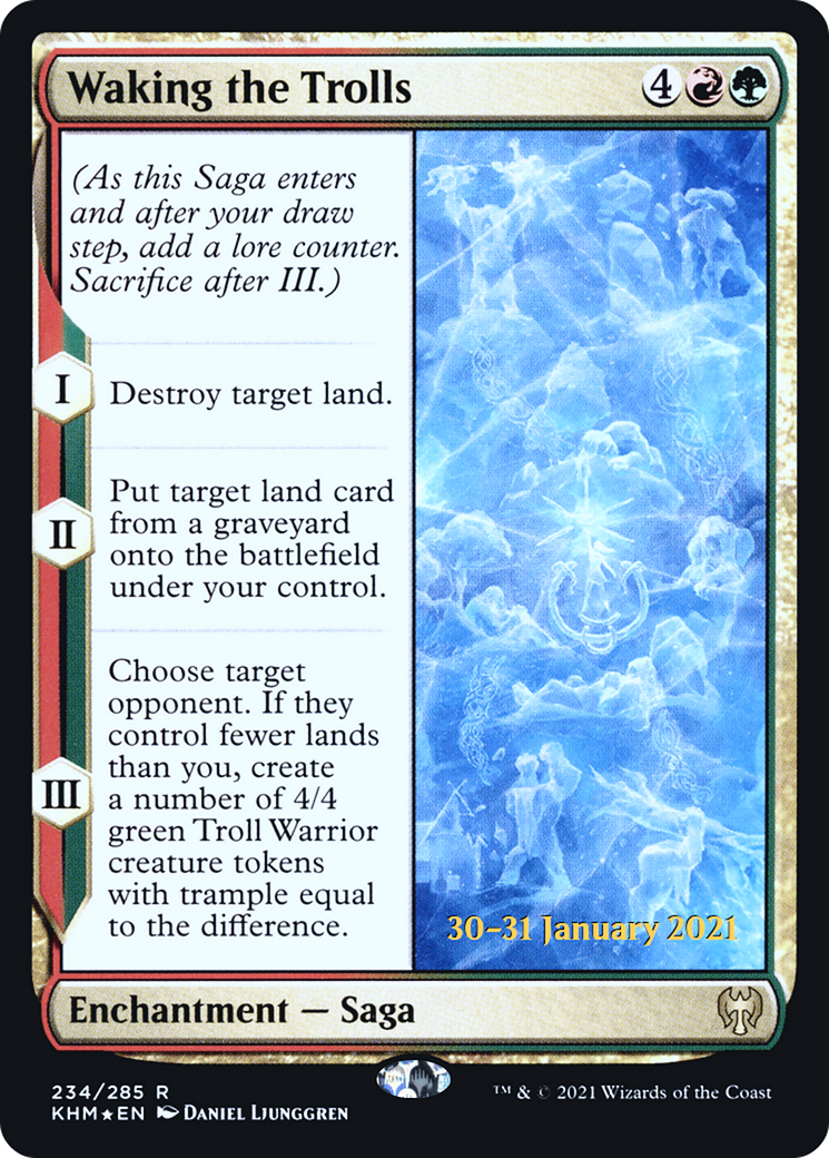 Waking the Trolls (PRE-234S) (Foil)
