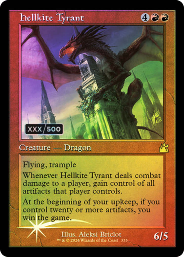 Hellkite Tyrant (RVR-333Z) (Foil) (Serialized)