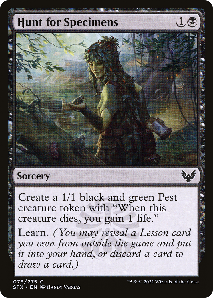 Hunt for Specimens (STX-073)