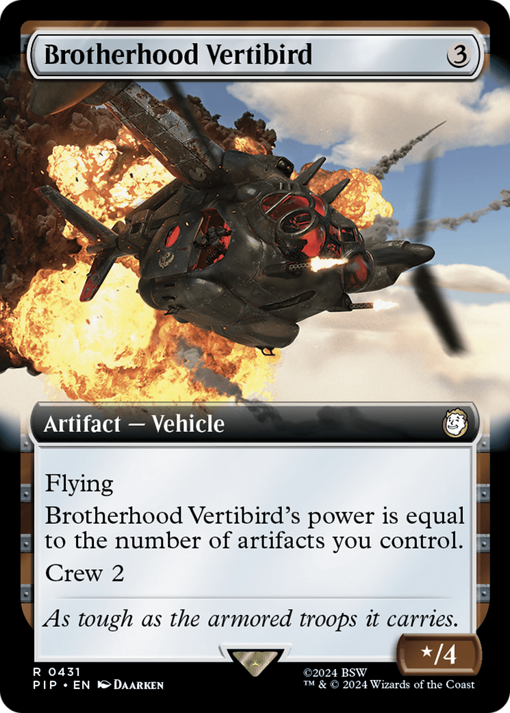 Brotherhood Vertibird (PIP-431) (Extended Art) (Foil)