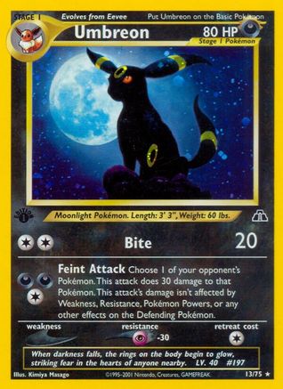 Umbreon (13) (N2-013) (1st Edition Holofoil)