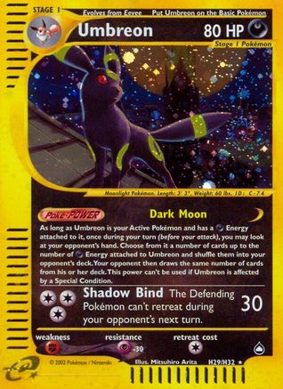Umbreon (H29) (AQ-H29) (Holofoil)