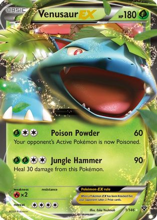 Venusaur EX (XY-001) (Holofoil)