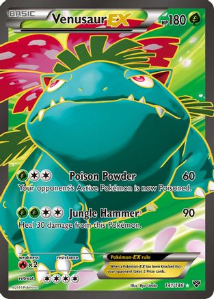 Venusaur EX (141 Full Art) (XY-141) (Holofoil)