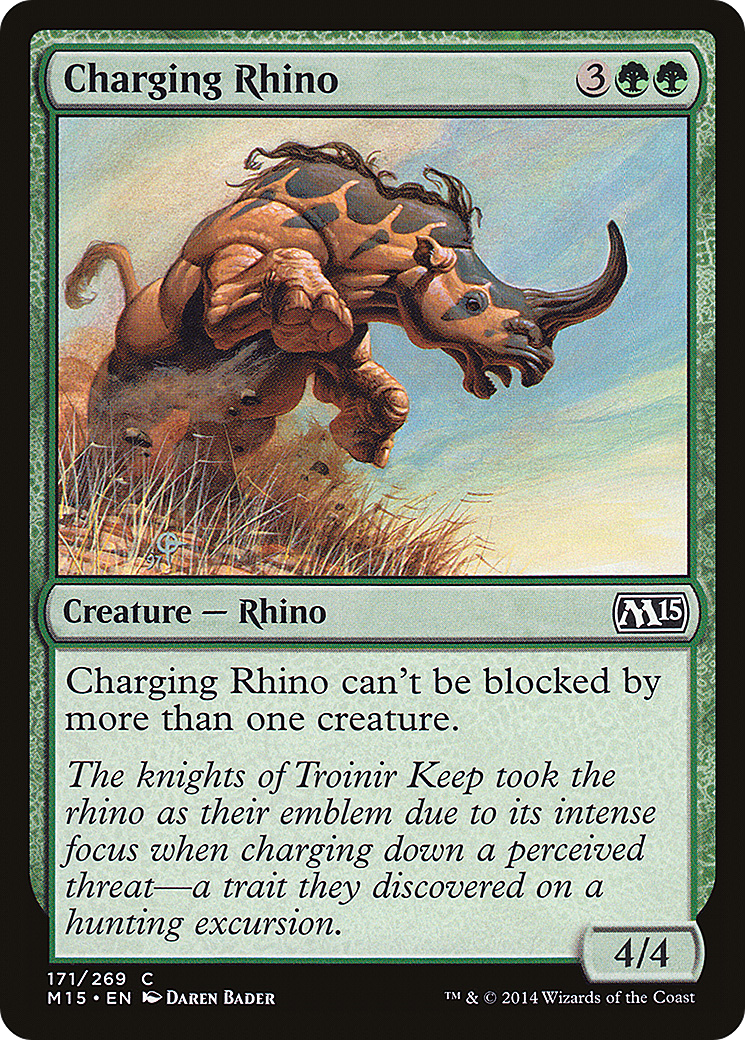 Charging Rhino (M15-171)