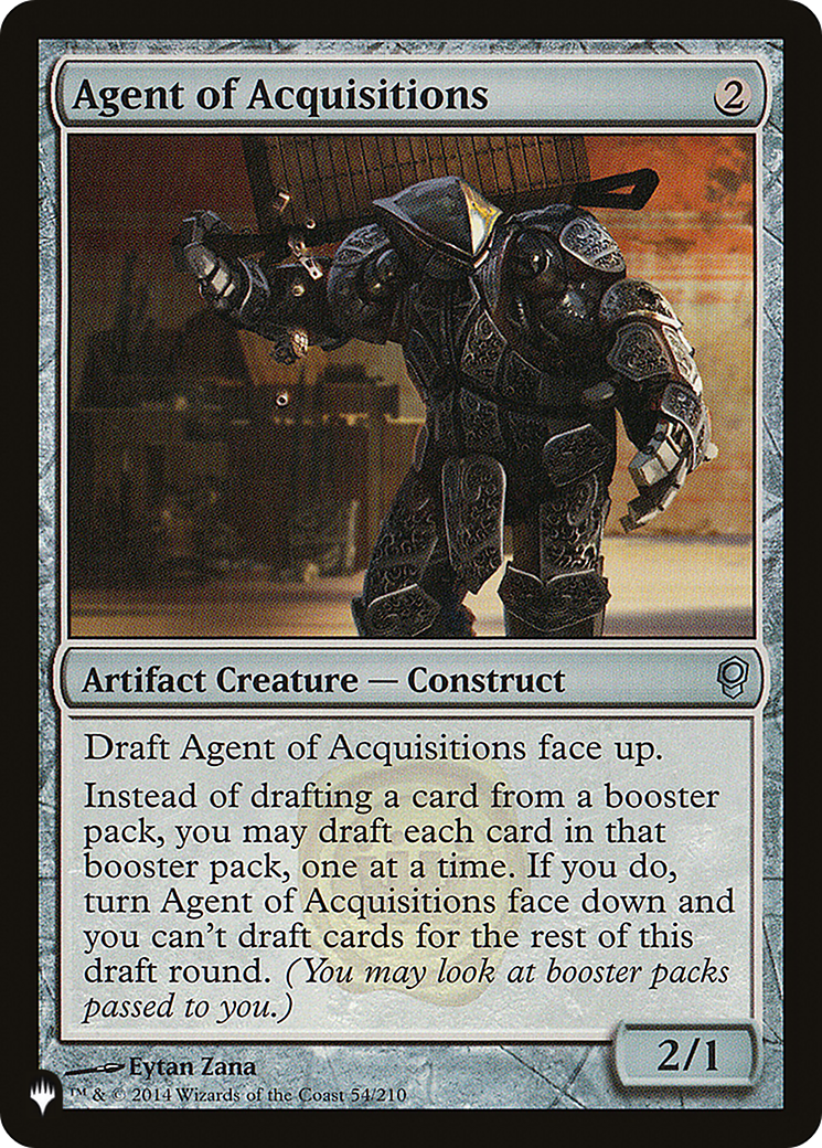 Agent of Acquisitions (LIST-CNS-54)