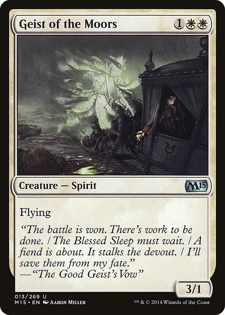 Geist of the Moors (M15-013) (Foil)